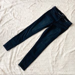 Abercrombie & Fitch low rise dark wash jeggings